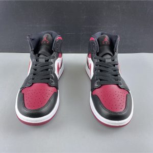 Air Jordan 1 Mid "Bred Toe" - Image 3