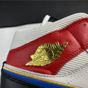 Air Jordan 1 Retro Mid SE "Let(Her)Man" Sail Red (W) - Image 6