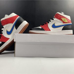 Air Jordan 1 Retro Mid SE "Let(Her)Man" Sail Red (W) - Image 15