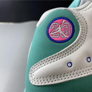 Air Jordan 13 Retro "White Soar Green Pink" (GS) - Image 12