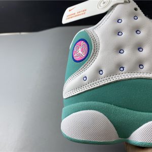 Air Jordan 13 Retro "White Soar Green Pink" (GS) - Image 14