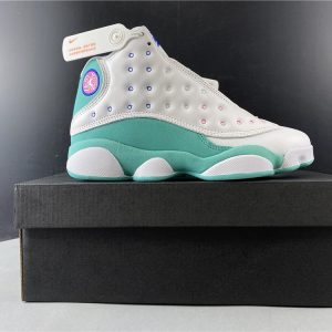 Air Jordan 13 Retro "White Soar Green Pink" (GS) - Image 17