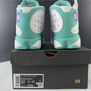 Air Jordan 13 Retro "White Soar Green Pink" (GS) - Image 18