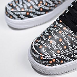 Nike Air Force 1 Low "Just Do It Pack Black" (GS) - Image 4