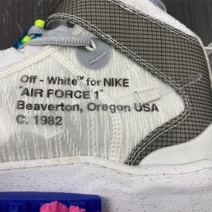 Nike Air Force 1 Mid "Off-White White" - Image 9