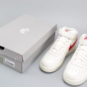 Nike Air Force 1 Mid "Sail University Red" - Image 5