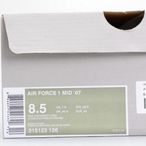 Nike Air Force 1 Mid "Sail University Red" - Image 7