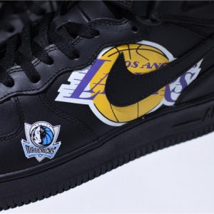 Nike Air Force 1 Mid "Supreme NBA Black" - Image 8