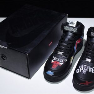 Nike Air Force 1 Mid "Supreme NBA Black" - Image 10