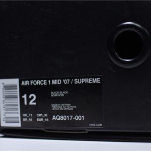 Nike Air Force 1 Mid "Supreme NBA Black" - Image 11