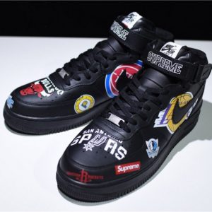 Nike Air Force 1 Mid "Supreme NBA Black" - Image 14