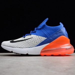 Nike Air Max 270 Flyknit "Racer Blue Total Crimson" - Image 10