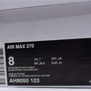 Nike Air Max 270 "White Pack" (Hot Punch) - Image 18