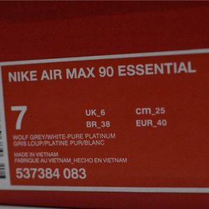 Nike Air Max 90 Essential "Wolf Grey/White-Pure Platinum" - Image 7