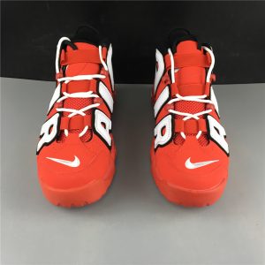 Nike Air More Uptempo "University Red Black White" (GS) - Image 6