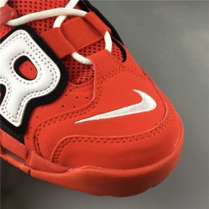Nike Air More Uptempo "University Red Black White" (GS) - Image 11