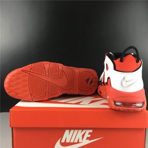 Nike Air More Uptempo "University Red Black White" (GS) - Image 15