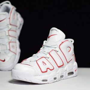 Nike Air More Uptempo "White Varsity Red Outline" (2018/2021) - Image 5