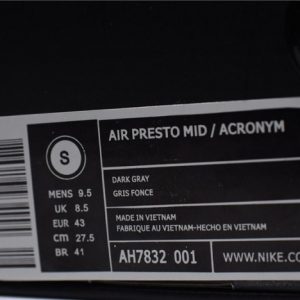 Nike Air Presto Mid "Acronym Cool Grey" - Image 17