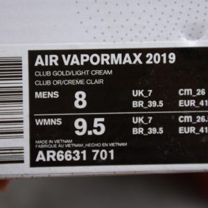Nike Air VaporMax 2019 "Club Gold Ember Glow" - Image 13