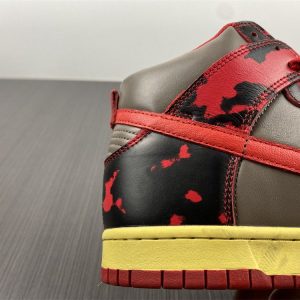 Nike Dunk High 1985 "Red Acid Wash" - Image 7