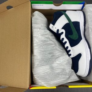 Nike Dunk High "Sports Specialties White Navy" - Image 5