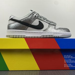 Nike Dunk Low "Golden Gals Metallic Silver" (W) - Image 5