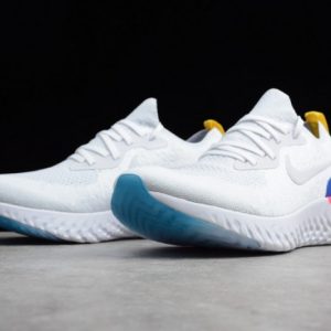 Nike Epic React Flyknit "White Racer Blue Pink Blast" - Image 6