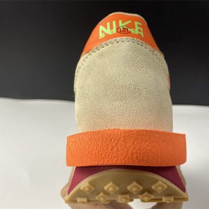 Nike LD Waffle "Sacai CLOT Kiss of Death Net Orange Blaze" - Image 6