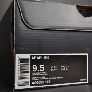 Nike SF Air Force 1 Mid "Triple Ivory" - Image 3